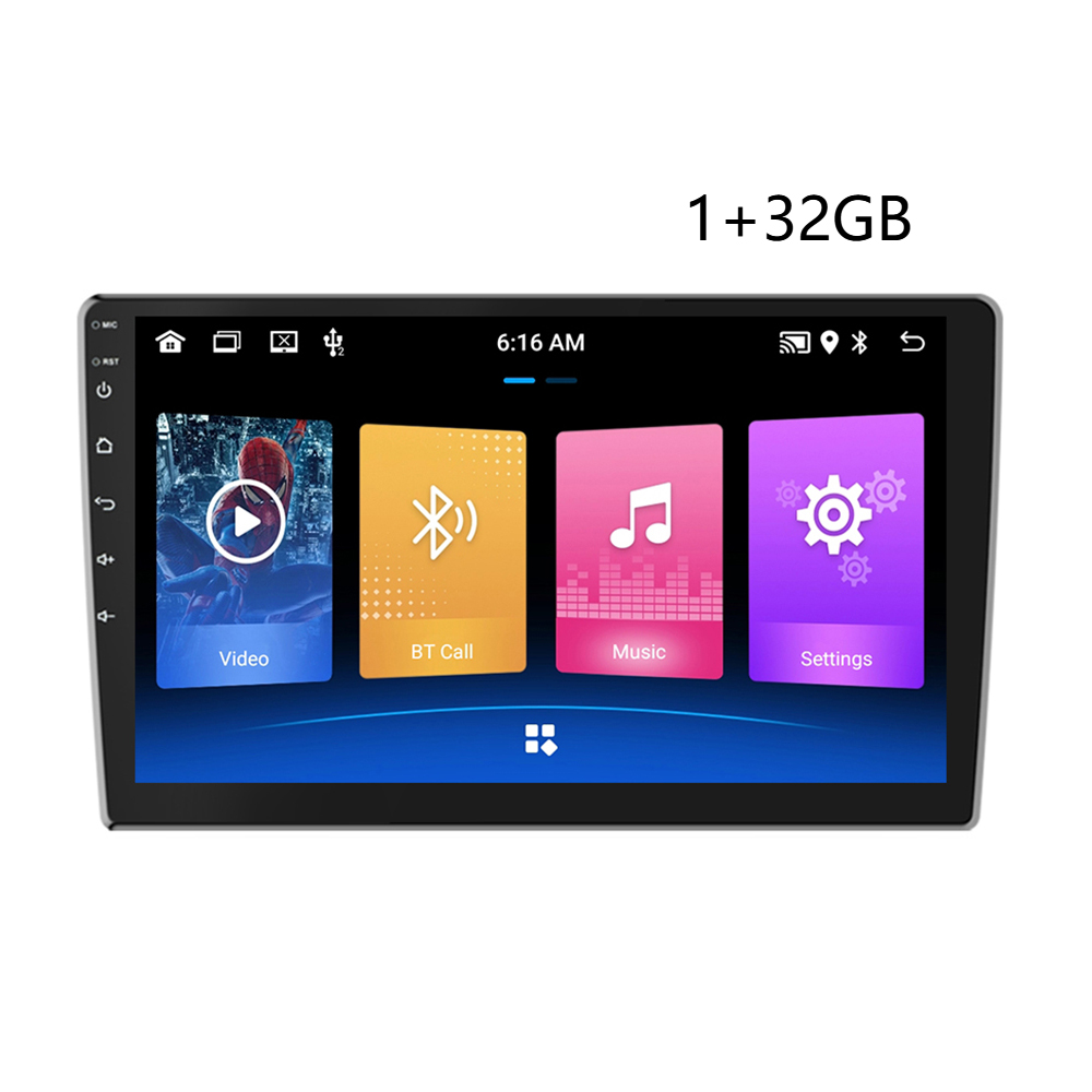 2 DIN Autordio 10"LCD A2752 Android 10, Pehrva s GPS WIFI BT FM Phone Link USB, DAB+