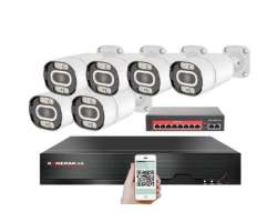 IP 6 kamerov set s externm PoE XM-6036-Ext. 4MPx, CZ menu - 11890 K