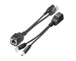 Pasivn PoE injektor + splitter kabel  pro cctv kameru  - 58 K