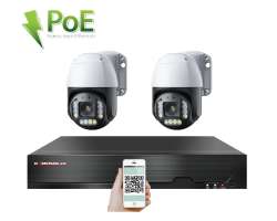 4K PoE IP 2 kamerov set XM-PTZ-221D 5x zoom, 8Mpx, CZ menu - 8890 K